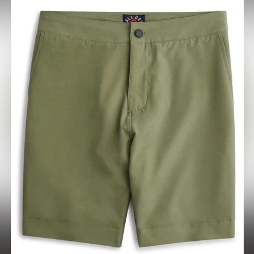 Men’s Faherty All Day Shorts. Worn once, like new. Dark khaki/olive color